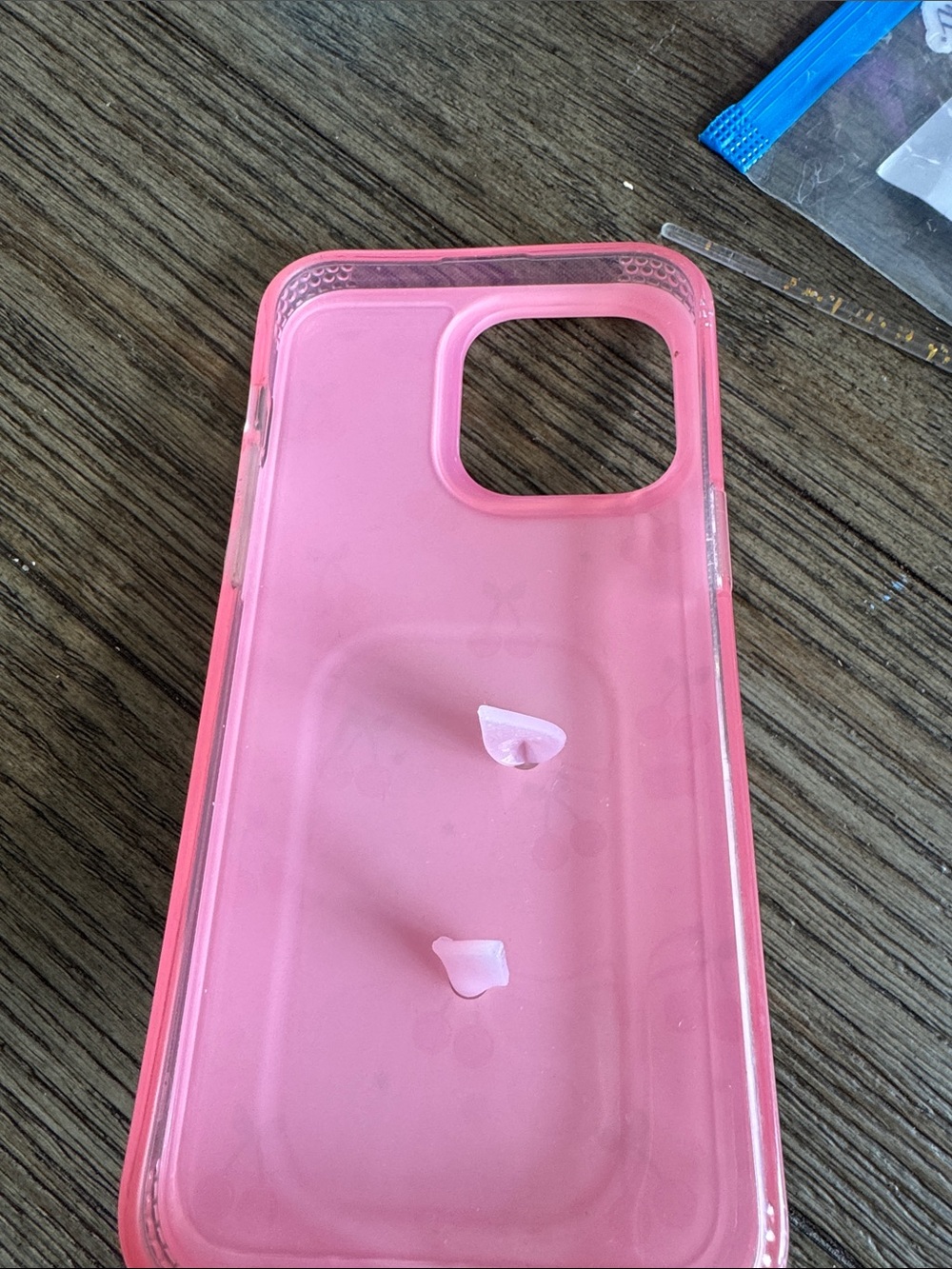 Pink Cherry Pattern Phone Case - Picture 2 of 2